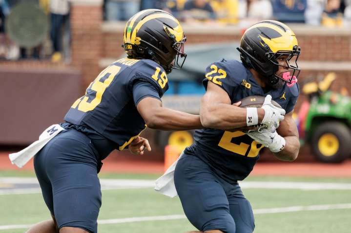 Who takes the first carry? Michigan’s running back question spills into opener