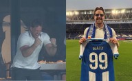 Leyenda de la NFL se enfiesta en partido entre Espanyol y Atlético de Madrid; "habrá muchísimas más cervezas en el futuro"