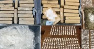 Decomisan 20 kilogramos de metanfetamina y 60 dosis de cocaína en CDMX