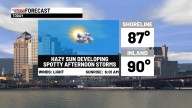 Spotty storms today & nice tomorrow