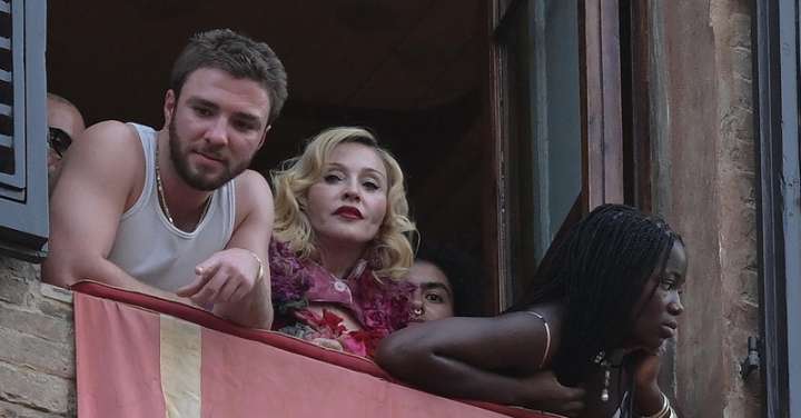 Madonna Spotted With Her Kids on 67th Birthday While Attending Horse Race in Italy | Celebrity Babies, Estere Ciccone, Lourdes Leon, Madonna, Rocco Ritchie, Stella Ciccone | Just Jared: Celebrity News