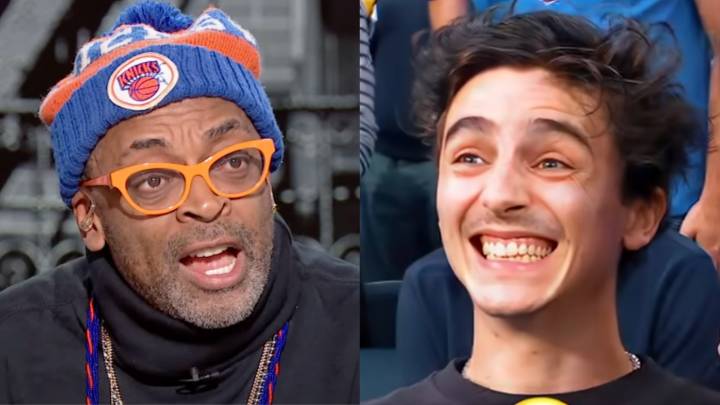 Someone Asked Spike Lee If Timothée Chalamet Could Be His ‘Successor As The Knicks' Celebrity Super Fan,’ And His Answer Was So On Brand
