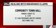 Town hall to be hosted Monday to help residence deal with insurance claims from May 16 tornado