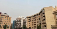 Cielo gris y olor a quemado en Salamanca por los incendios cercanos