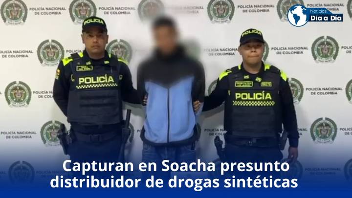 Capturan en Soacha presunto distribuidor de drogas sintéticas