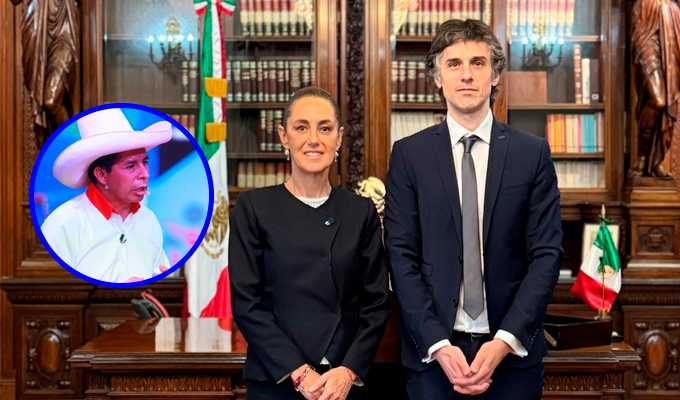 Claudia Sheinbaum expresa respaldo a Pedro Castillo y afirma que está: "Injustamente encarcelado en el Perú"