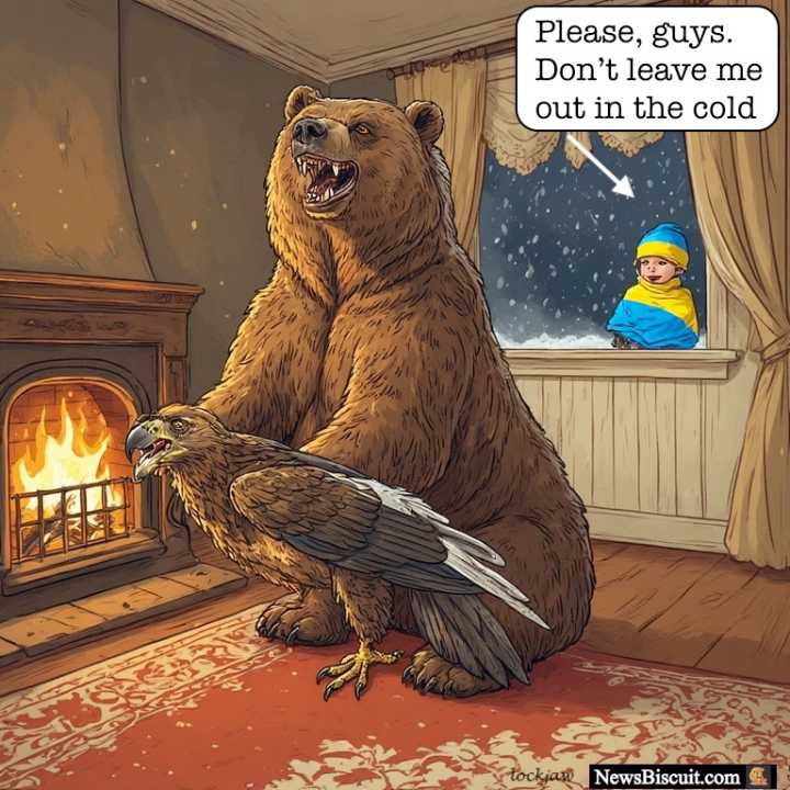 That meeting in Alaska: a visual metaphor