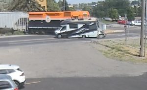 Train smashes into motorhome pulling passenger car in Rexburg