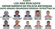 Autoridades presentan el cartel de los más buscados entre ellos las disidencias de alias Calarcá