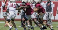 No. 8 Alabama might be down a starting offensive linemen in its season opener at FSU