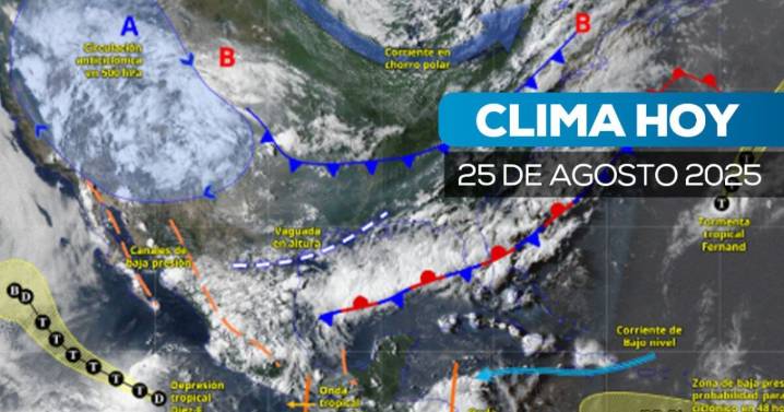 Tormenta Juliette podría formarse en el Pacífico; lluvias y tormenta eléctrica marcan el clima en México
