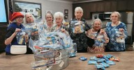Residents at local senior facility say 'thank you' to first responders with special snack bags