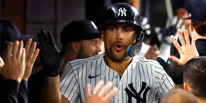 Giancarlo Stanton leads Yankees with massive HR, all 5 RBIs