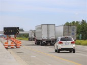 Pavement repair to reduce northbound I-75 to one lane in Monroe