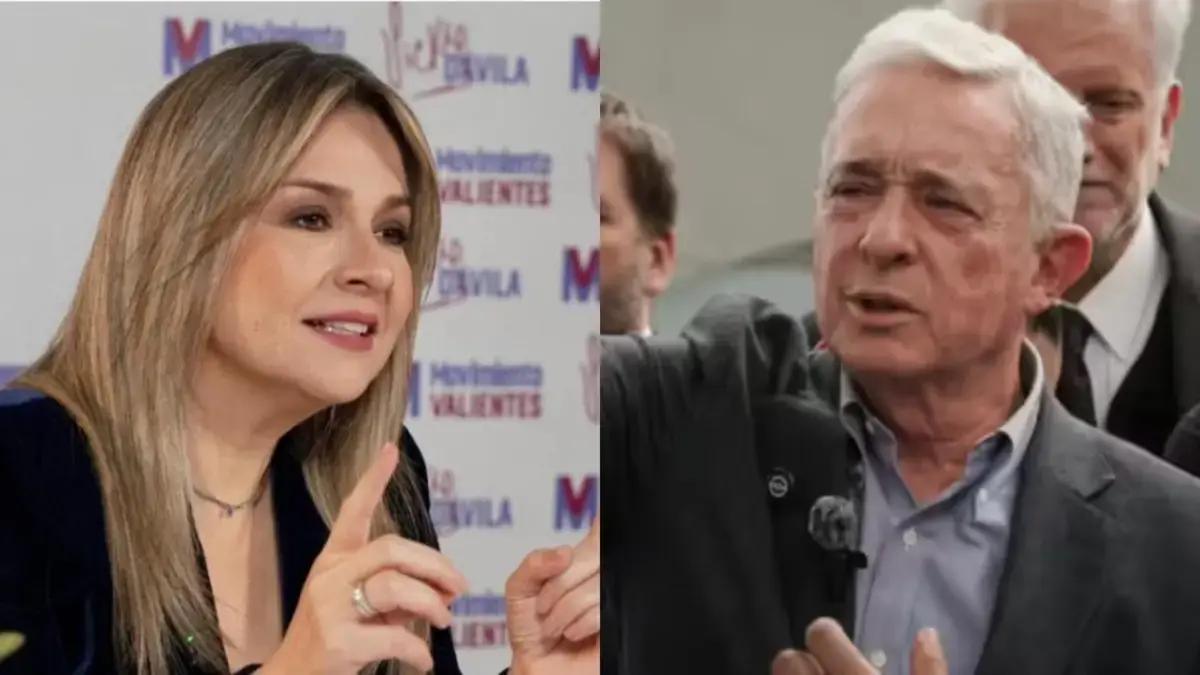 Vicky Dávila se encontró con el expresidente Álvaro Uribe: 'Le di un abrazo en nombre de millones de colombianos'