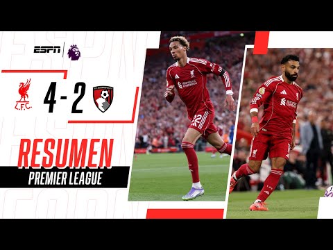 Gol de Salah con Liverpool vs. Bournemouth: resultado, resumen y goles del partido por Premier League | Diogo Jota 
