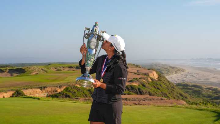 Stanford star Megha Ganne tops former MSU star Biermann in U.S. Women's Amateur final