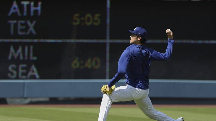 Roki Sasaki da buenas señales en sesión de bullpen con los Dodgers