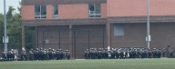 All those people in riot gear at the old West Roxbury High nothing to be alarmed about, BPD says