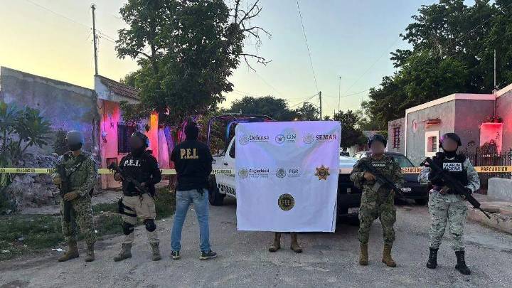 Detienen a diez personas en cateo por narcomenudeo en Yucatán