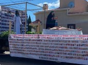 Marchan en Cuauhtémoc por víctimas de desaparición forzada