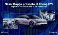 Nasar Dagga presentó el XPeng P7+, el primer automóvil con IA en Venezuela