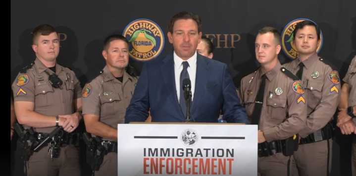 Gov. DeSantis highlights Highway Patrol cooperation with federal immigration enforcement