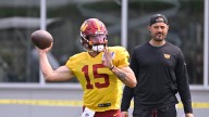 Sam Hartman starting at QB for the Commanders, who have 30 inactives