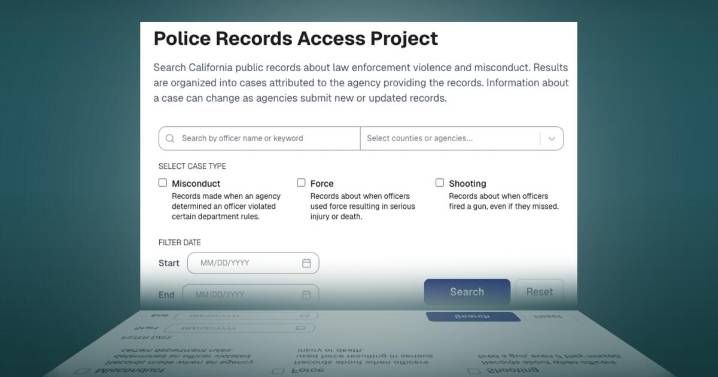 Searchable database on cases of police use of force and misconduct in California opens to the public