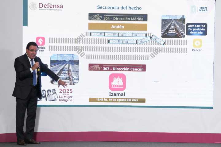 Atribuyen anomalía en cambio de vía el percance del Tren Maya