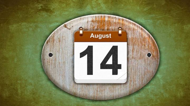 Estas son las efemérides del jueves 14 de agosto de 2025