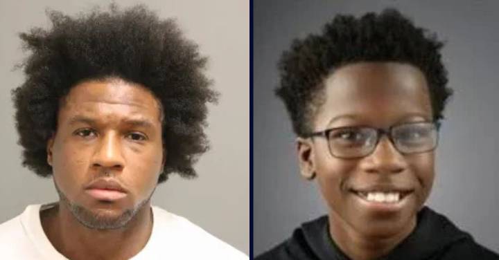 Dad of boy who died protecting his mom calls out killer for attending sentencing via Zoom