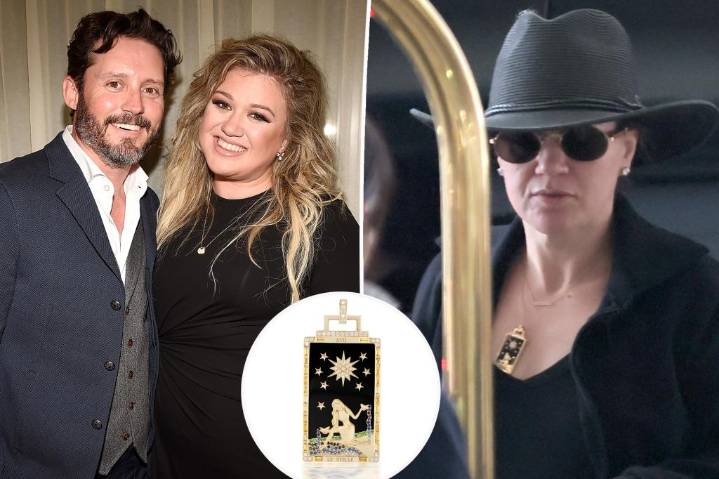Kelly Clarkson wears $22K healing pendant after ex Brandon Blackstock's death