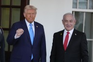 Donald Trump describe a Benjamin Netanyahu, primer ministro israelí, como un “héroe de guerra”