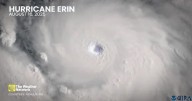 Massive in size and power,  Category 4 Hurricane Erin threatens dangerous surf