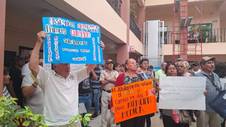 Tras protestas, Celaya promete cubrir prestaciones a pensionados