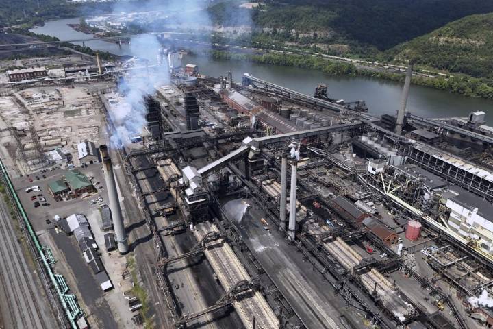 Video shows steel workers scrambling into wreckage left by explosion that killed 2 in Pennsylvania