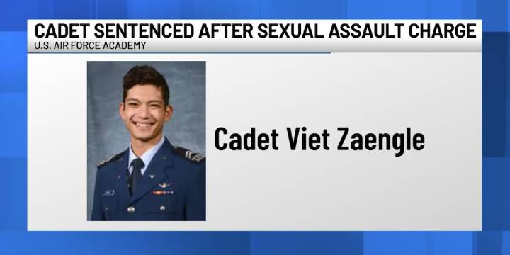 Air Force Cadet sentenced for sexual assault