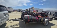 Burners wait in hours of traffic to make it to Black Rock City