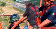 Jovencita quería arrojarse desde antena de 300 metros en Reynosa