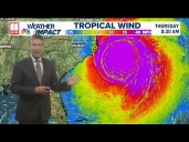 Hurricane Erin Wednesday PM extended discussion