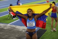 Natalia Linares rompe récord panamericano y gana oro en salto de longitud