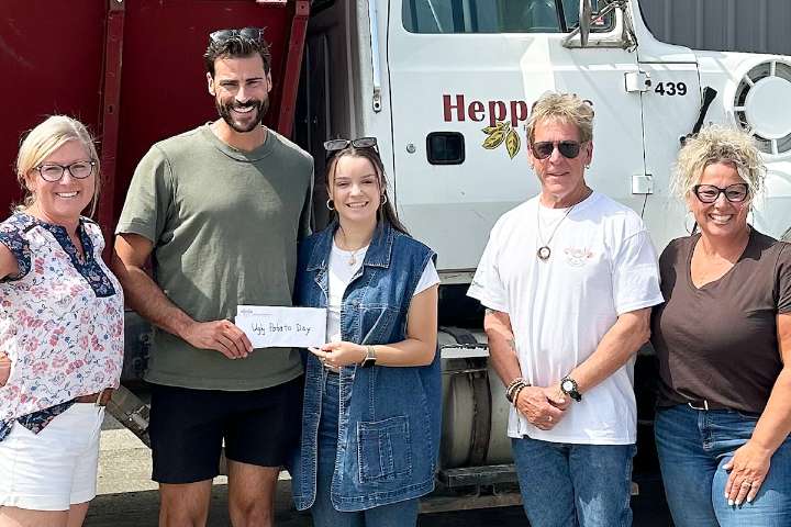 Cloverdale Rodeo Youth Initiative Foundation gifts cash to Ugly Potato Day program
