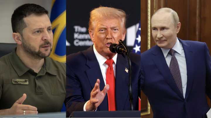 Trump sugiere que Zelenski podría unirse a cumbre de Alaska si reunión con Putin va bien