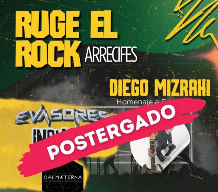 Suspendieron el festival de rock por anuncio de lluvias