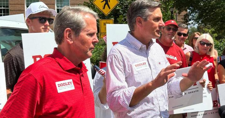 Kemp endorses Derek Dooley for Georgia Senate seat and says an outsider can beat Democrat Jon Ossoff