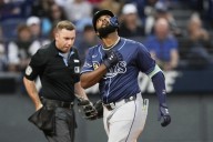 Junior Caminero homers twice as the Rays beat the slumping Guardians 9