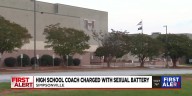 Police: High school coach charged with sexual battery