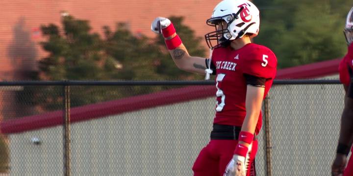 Fox Creek football player returns to field after brain cyst