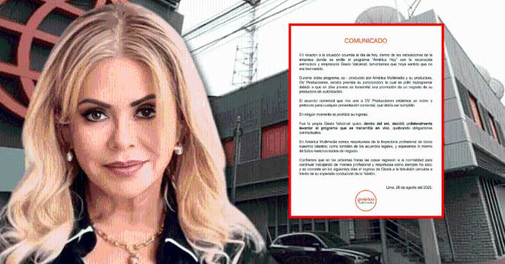 América TV responde a Gisela Valcárcel tras polémica en canal: "En ningún momento se prohibió su ingreso"